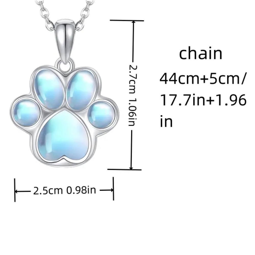 Paw Print Necklace - Picture 3 of 3